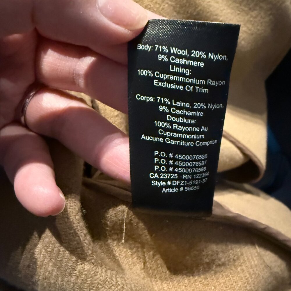 Babaton Camel Winter Coat - Picture 3 of 4